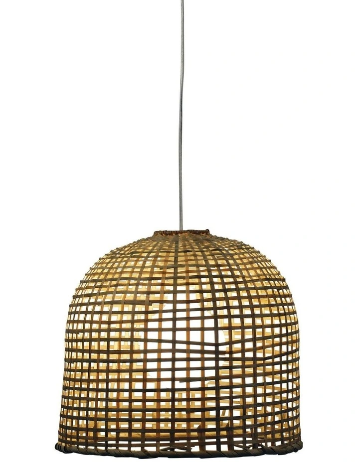 Batur Hand Woven Shade in Brown image 1