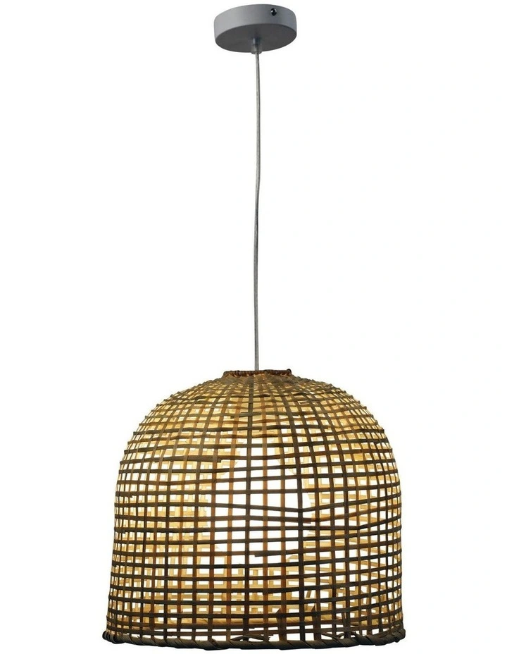 Batur Hand Woven Shade in Brown image 3