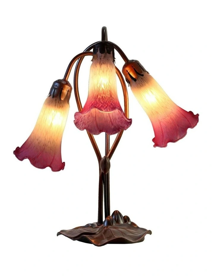 Triple Lily Table Lamp image 1