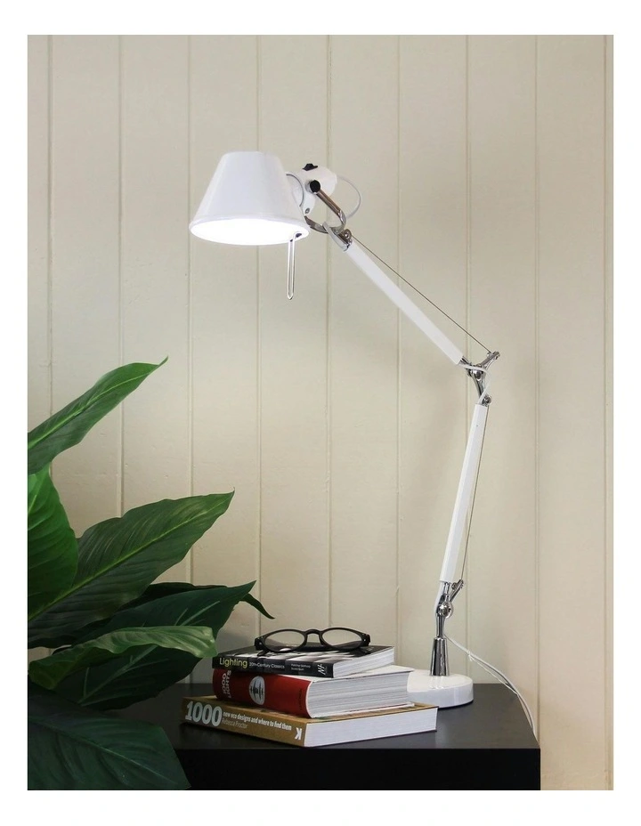 Forma Adjustable Desk Lamp in White image 2
