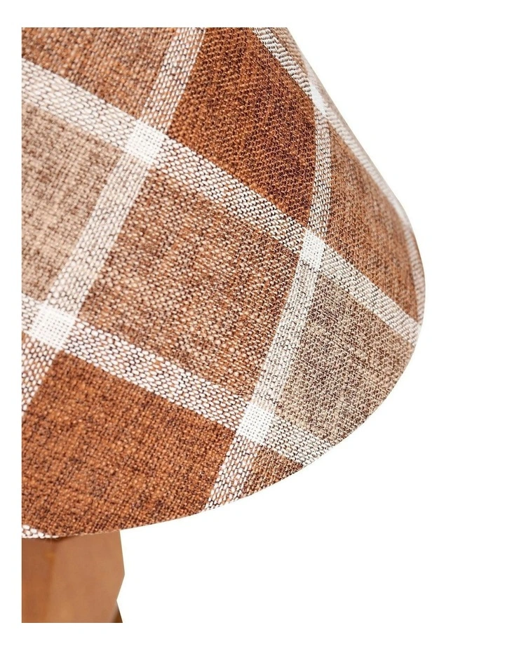 Helena Hand-Faceted Wooden Base Table Lamp image 5