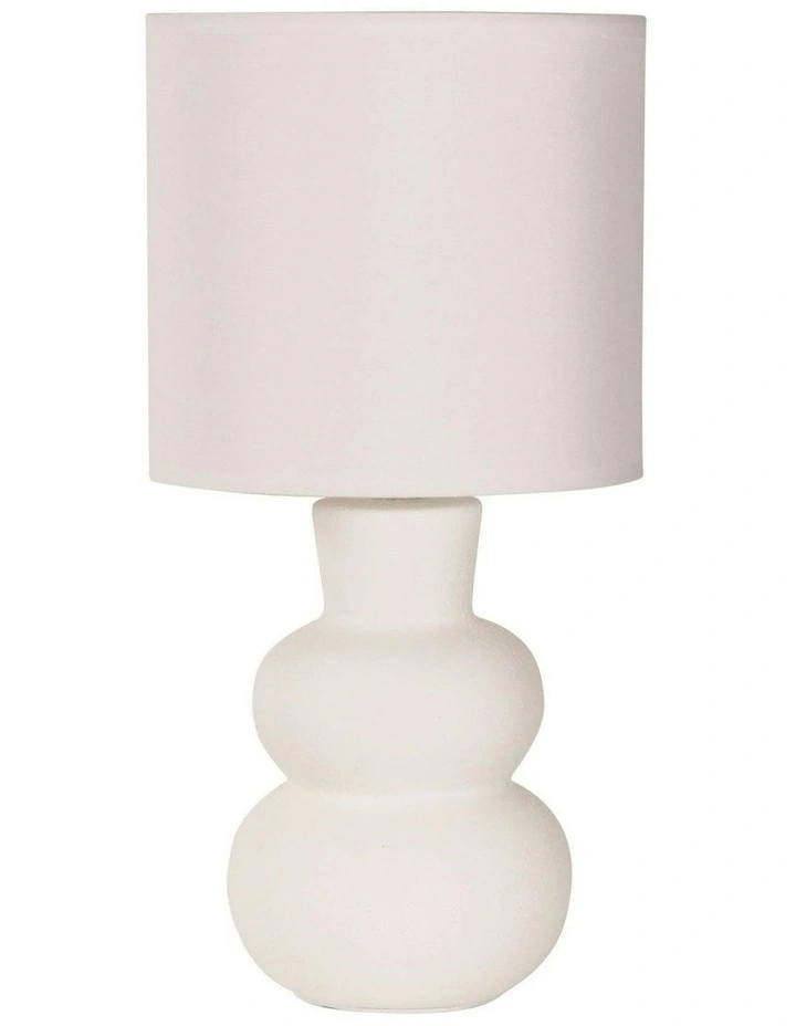Holla Ceramic Table Lamp White image 1