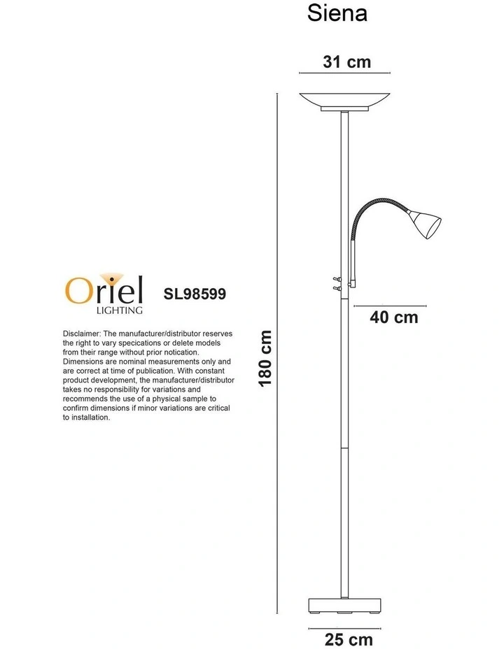 Siena LED Mother and child Floor Lamp image 3
