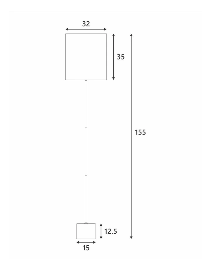 Wigwam Floor Lamp in White image 3