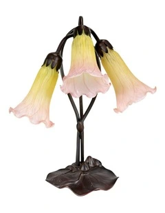 Triple Lily Lamp Sunshineblush