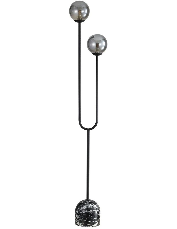 Smoke Glass Spheres Tropez Decorative Floor Lamp image 3
