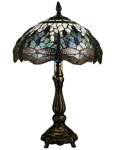 Dragonfly Leadlight Tiffany Table Lamp