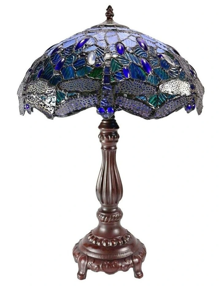 Dragonfly Leadlight Tiffany Table Lamp image 2