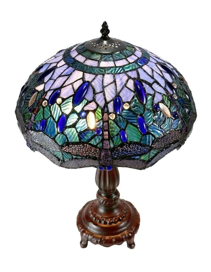 Dragonfly Leadlight Tiffany Table Lamp image 4