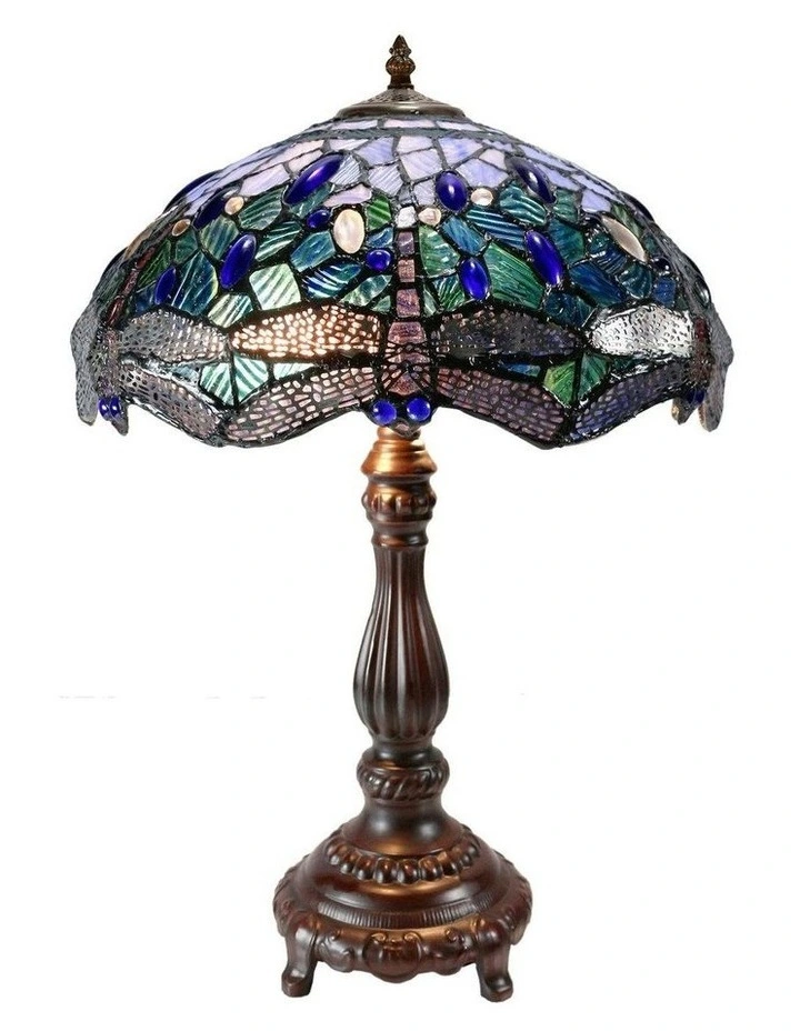Dragonfly Leadlight Tiffany Table Lamp image 6