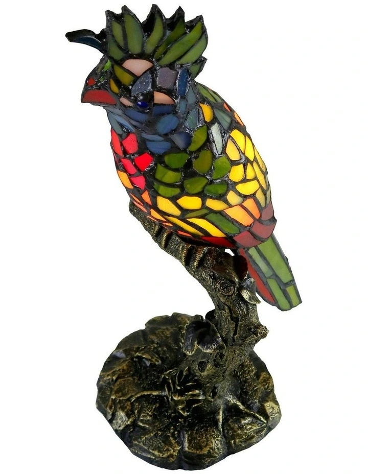 Parrot Tiffany Table Lamp image 3