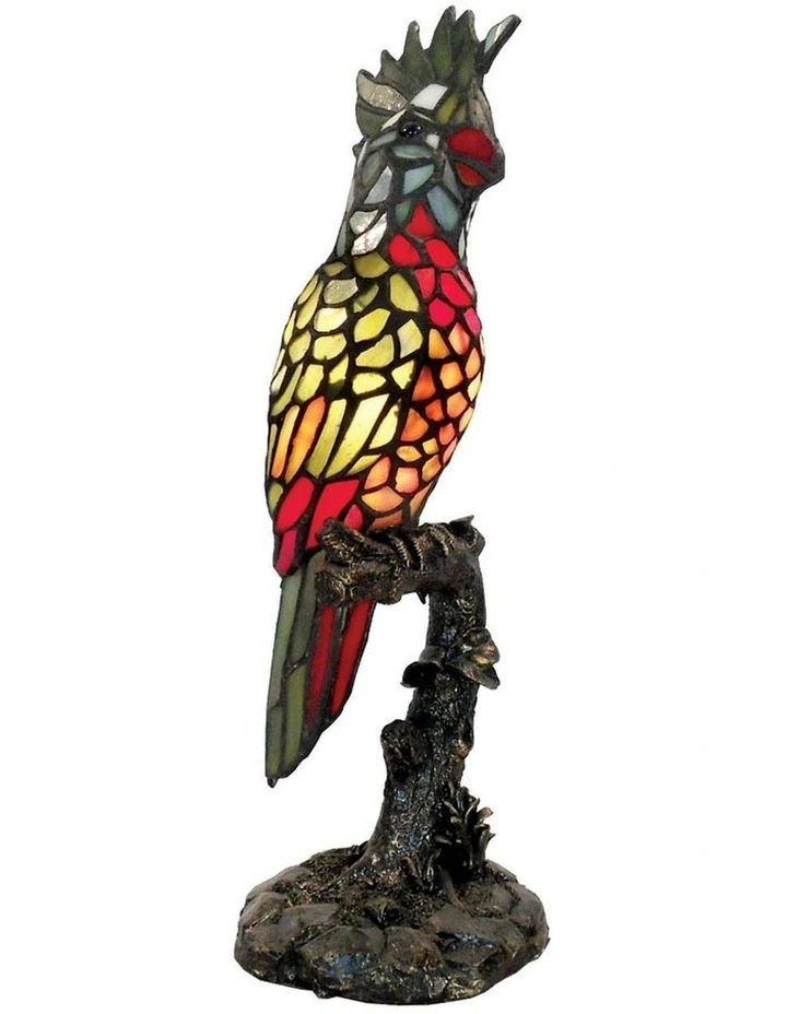 Parrot Tiffany Table Lamp image 4