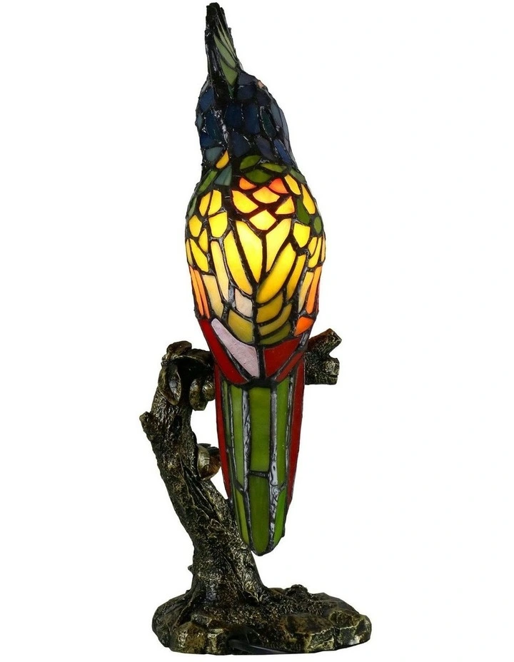 Parrot Tiffany Table Lamp image 5