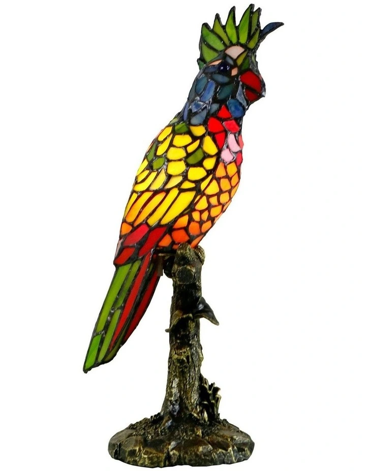 Parrot Tiffany Table Lamp image 6
