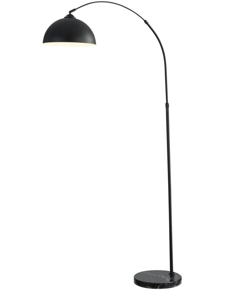 Marble Base Marmo Arc Floor Lamp image 1