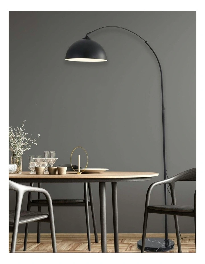 Marble Base Marmo Arc Floor Lamp image 3