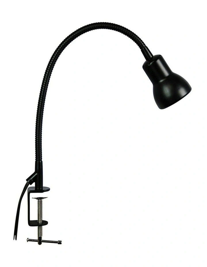 Scope Adjustable Goose-Neck Clamp Table Lamp image 1