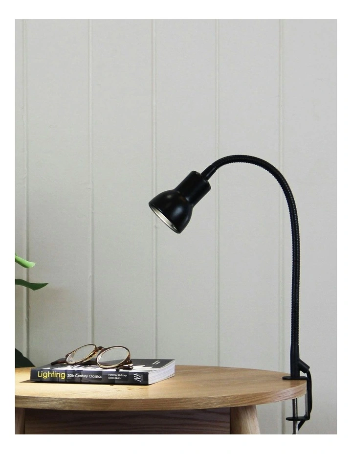 Scope Adjustable Goose-Neck Clamp Table Lamp image 2