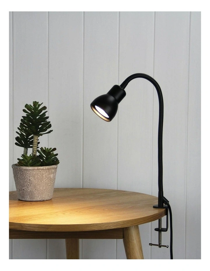 Scope Adjustable Goose-Neck Clamp Table Lamp image 3