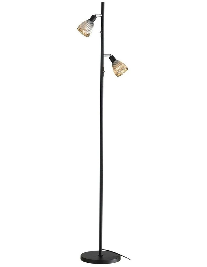 Alma Twin Decorative Glass Floor Lamp image 1