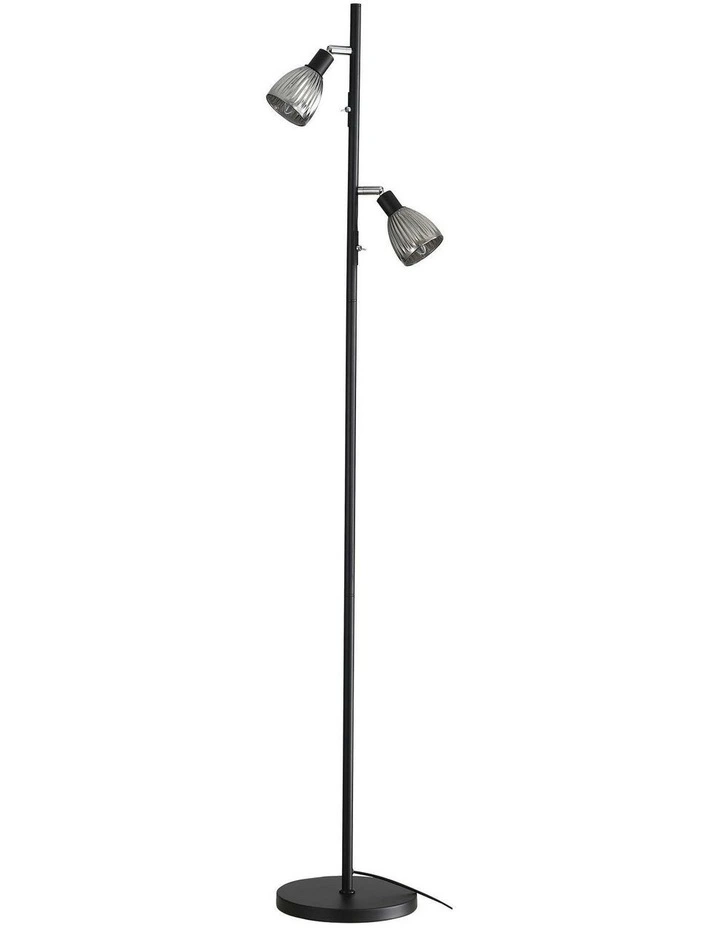 Alma Twin Decorative Glass Floor Lamp image 2