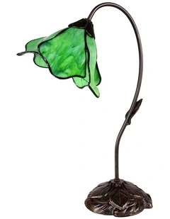 Single Lotus Lamp in Green