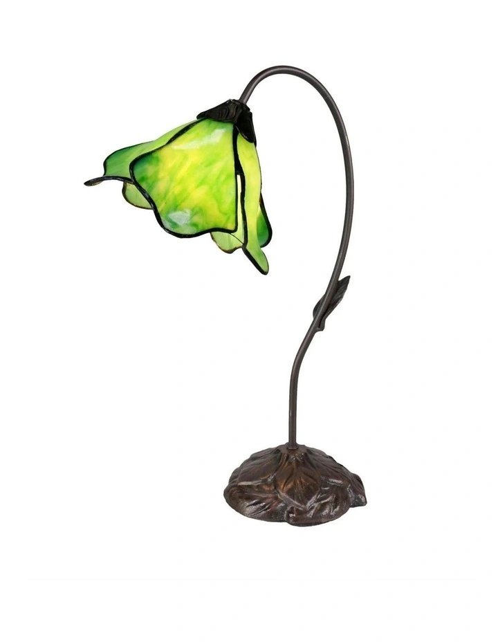 Single Lotus Lamp in Green image 2