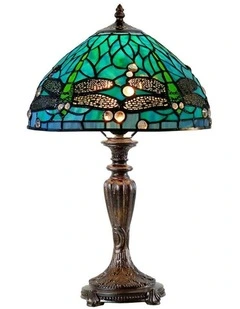 Sylvia Dragonfly Table Lamp 12 Inch in Multi