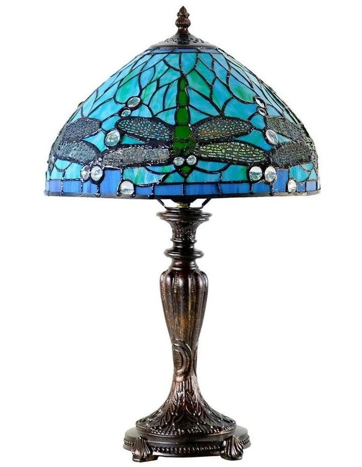 Sylvia Dragonfly Table Lamp 12 Inch in Multi image 2