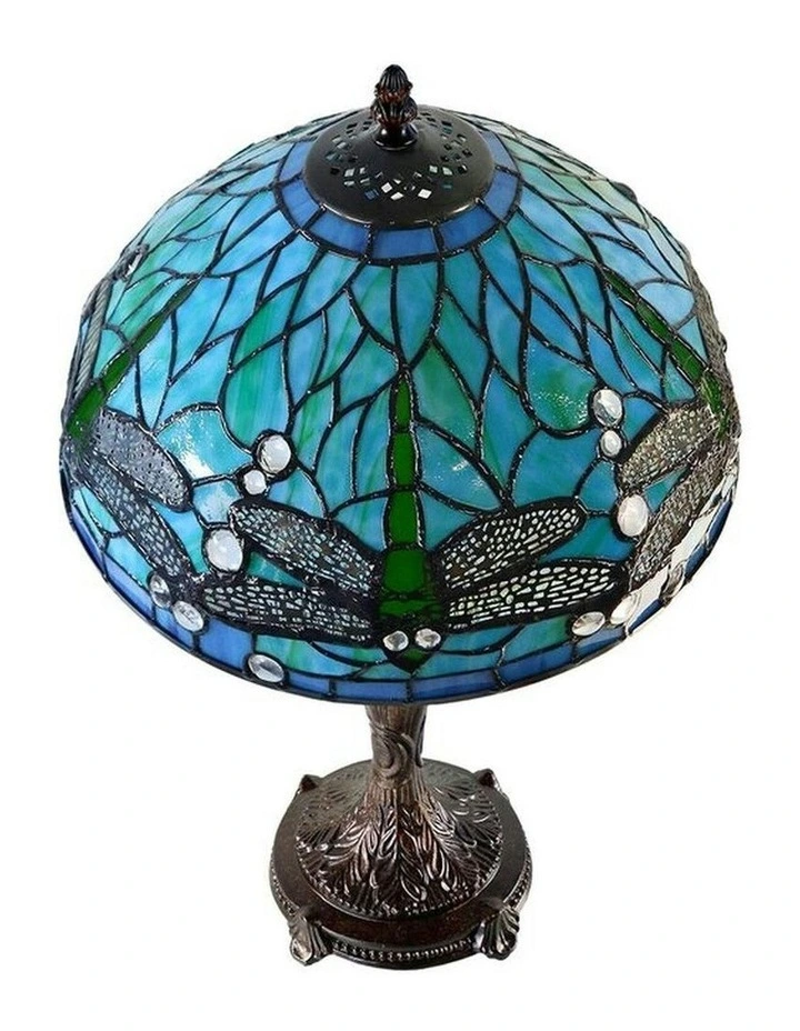 Sylvia Dragonfly Table Lamp 12 Inch in Multi image 4
