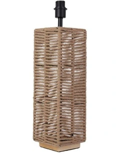 Halyard Rope Table Lamp Base in Natural
