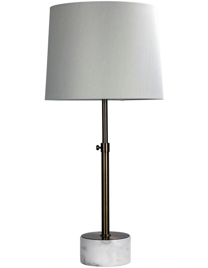 Umbria Complete Table Lamp in White image 3