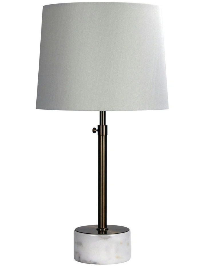 Umbria Complete Table Lamp in White image 4