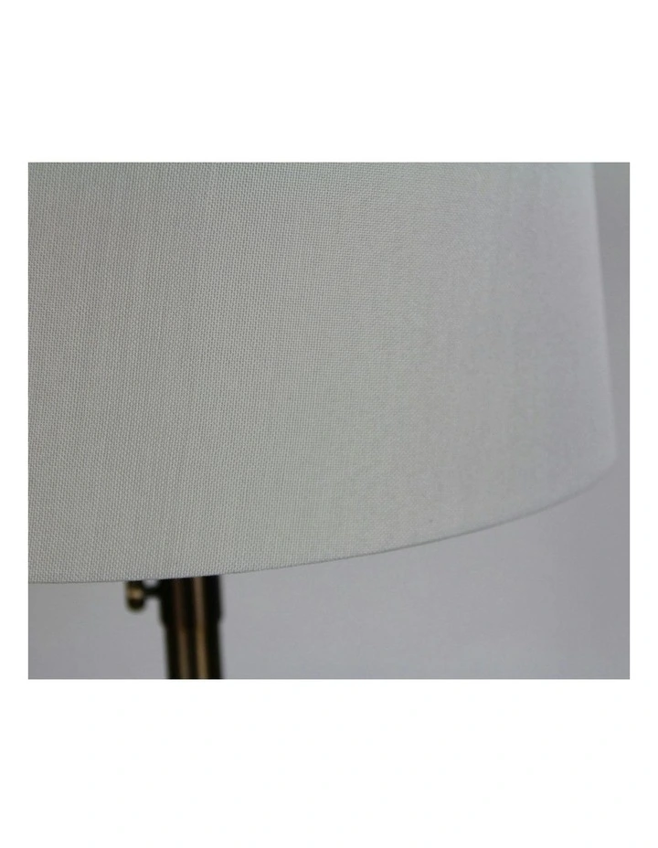 Umbria Complete Table Lamp in White image 7