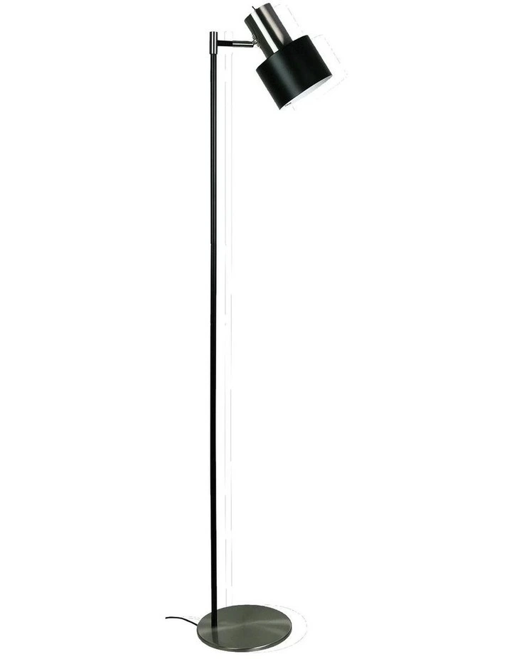 Ari Floor Lamp Brushed in Chrome image 1