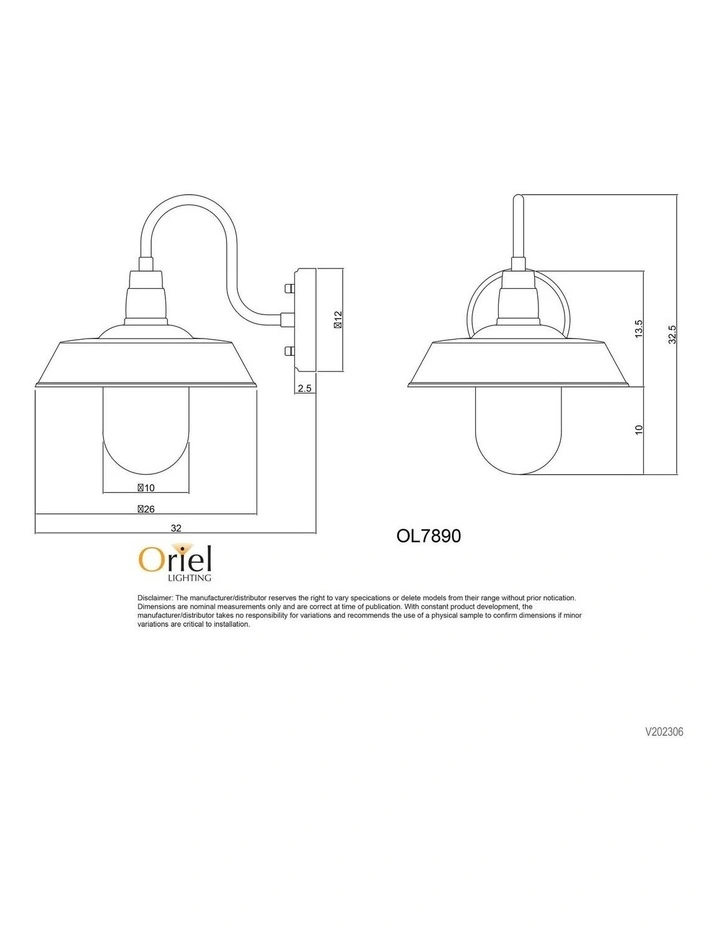 Hudson Barn Style Exterior Light image 4
