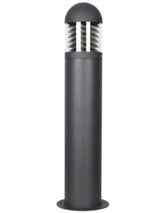 Terzo Metal Outdoor Bollard Light in Grey