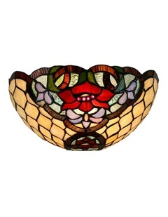 Alicia Flush Tiffany Wall Light
