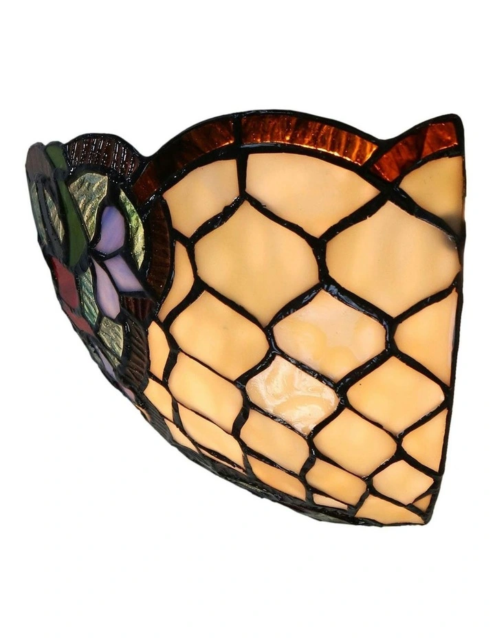 Alicia Flush Tiffany Wall Light image 4