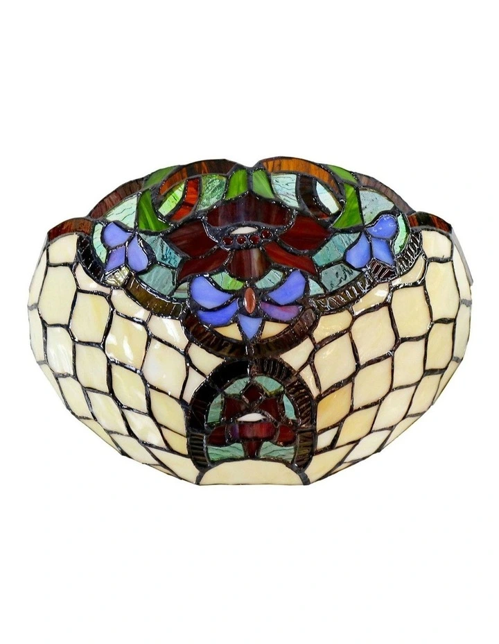 Alicia Flush Tiffany Wall Light image 5