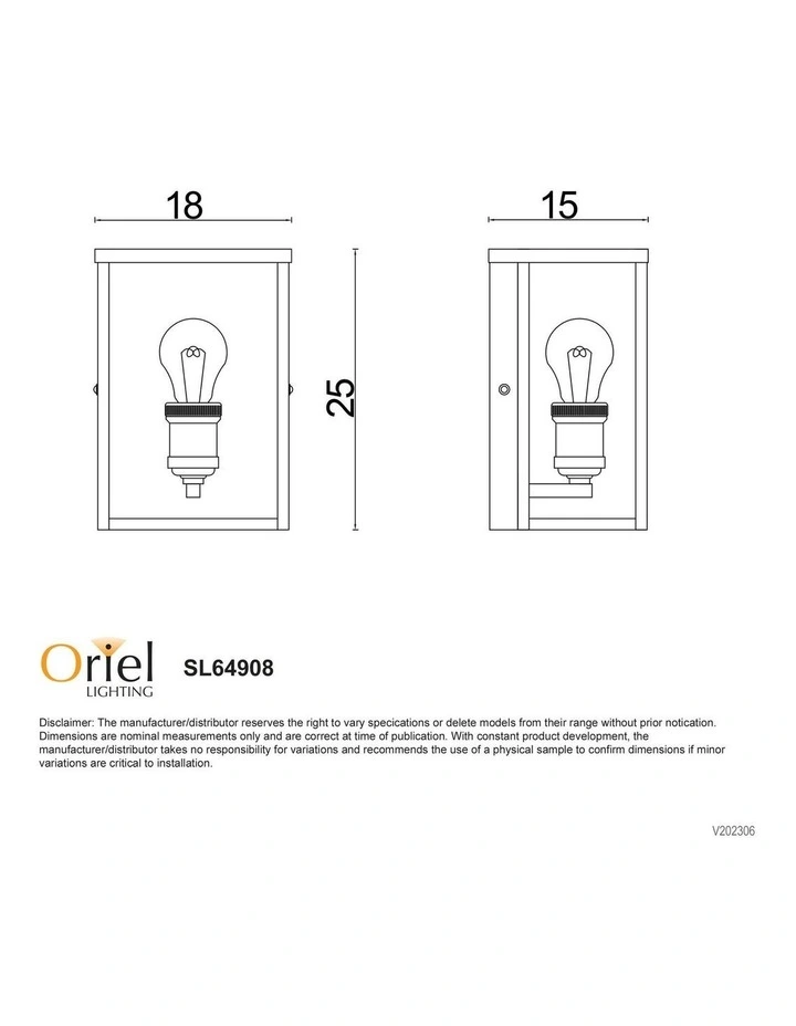 Oakland Aluminium Exterior Light image 2