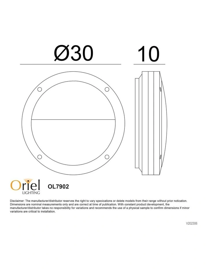 Tonato Eyelid Exterior Light in Graphite image 3