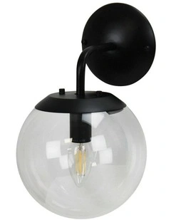 Newton Wall Light in Matt Black