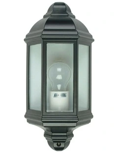 Fenchurch Flush Exterior Light in Black