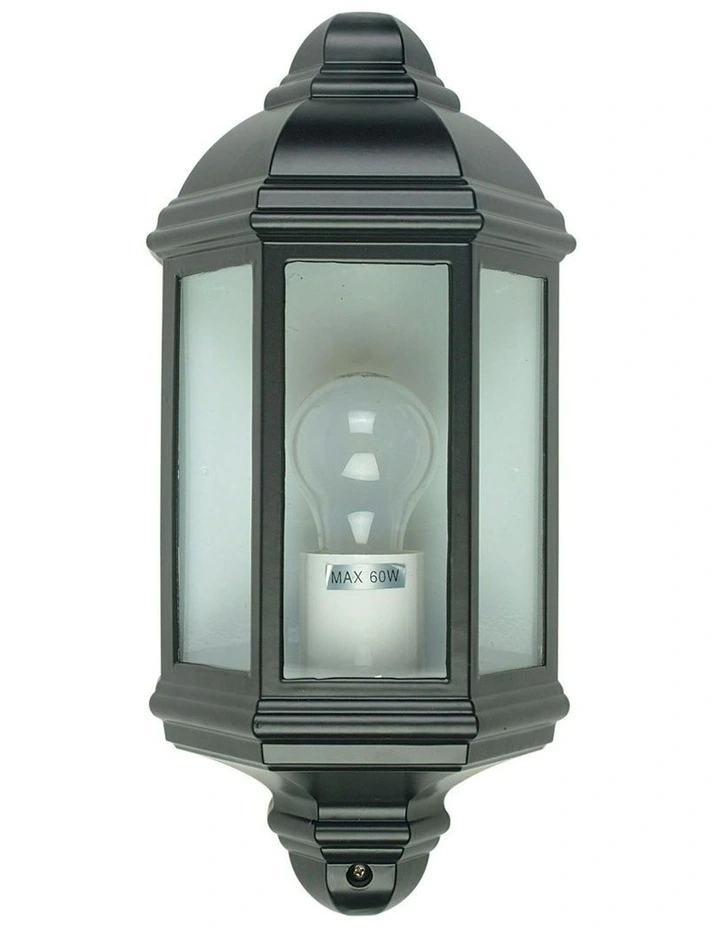 Fenchurch Flush Exterior Light in Black image 1