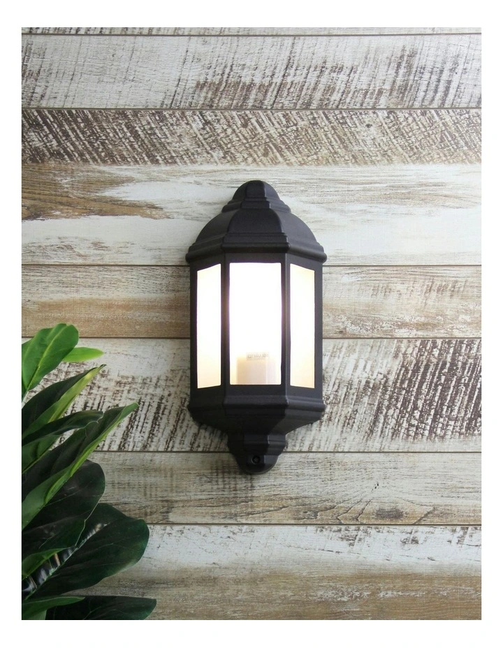 Fenchurch Flush Exterior Light in Black image 2