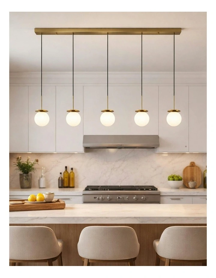 Ophelia Pendant Light in Gold image 6