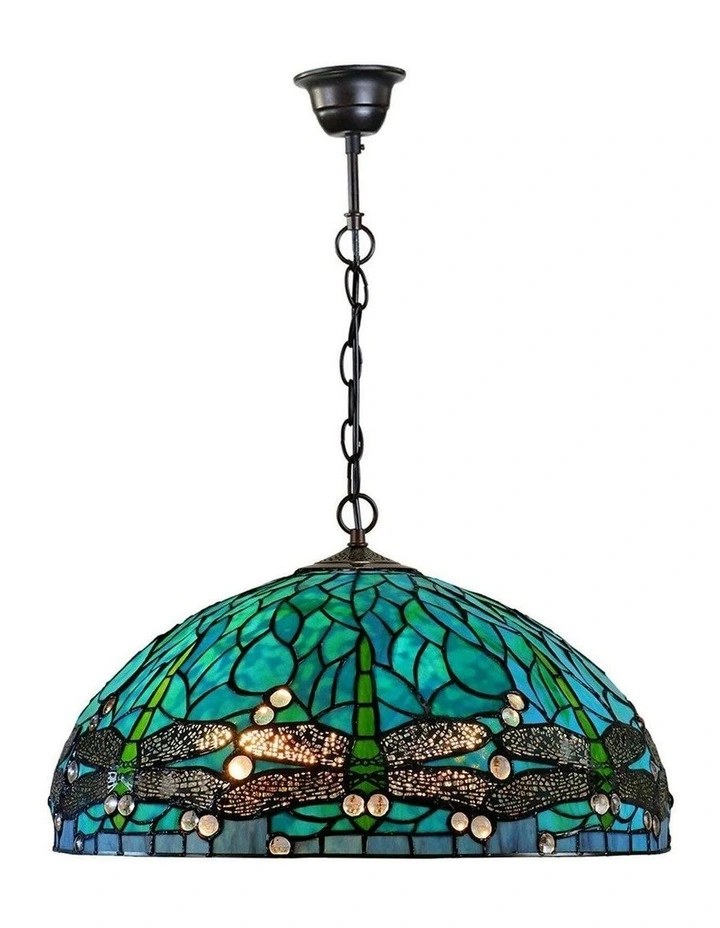 Sylvia Dragonfly Pendant Light in Multi image 1
