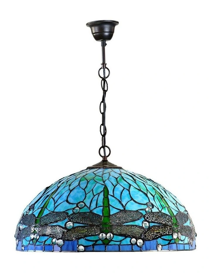 Sylvia Dragonfly Pendant Light in Multi image 2