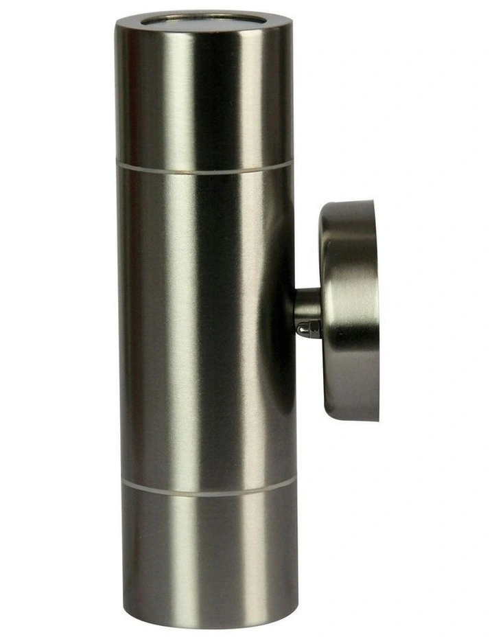 Zeta Stainless Steel Up Down Wall Light in Silver image 1